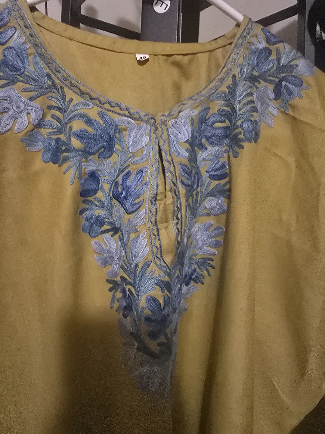 New  mustard   kashmiri  Tunic Top - photo 2