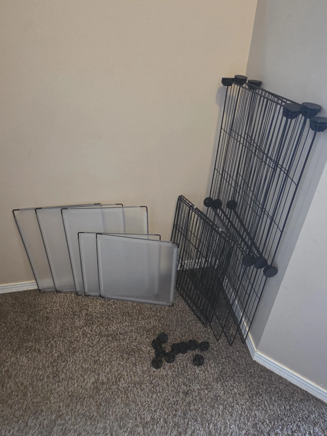 Black Wire Panels w/ adjustable connectors