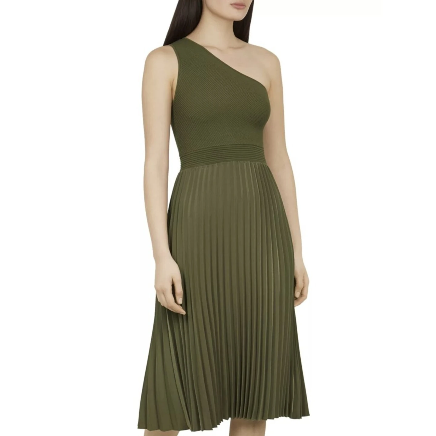 Ted baker Knit One-Shoulder Pleated Dress - photo 3