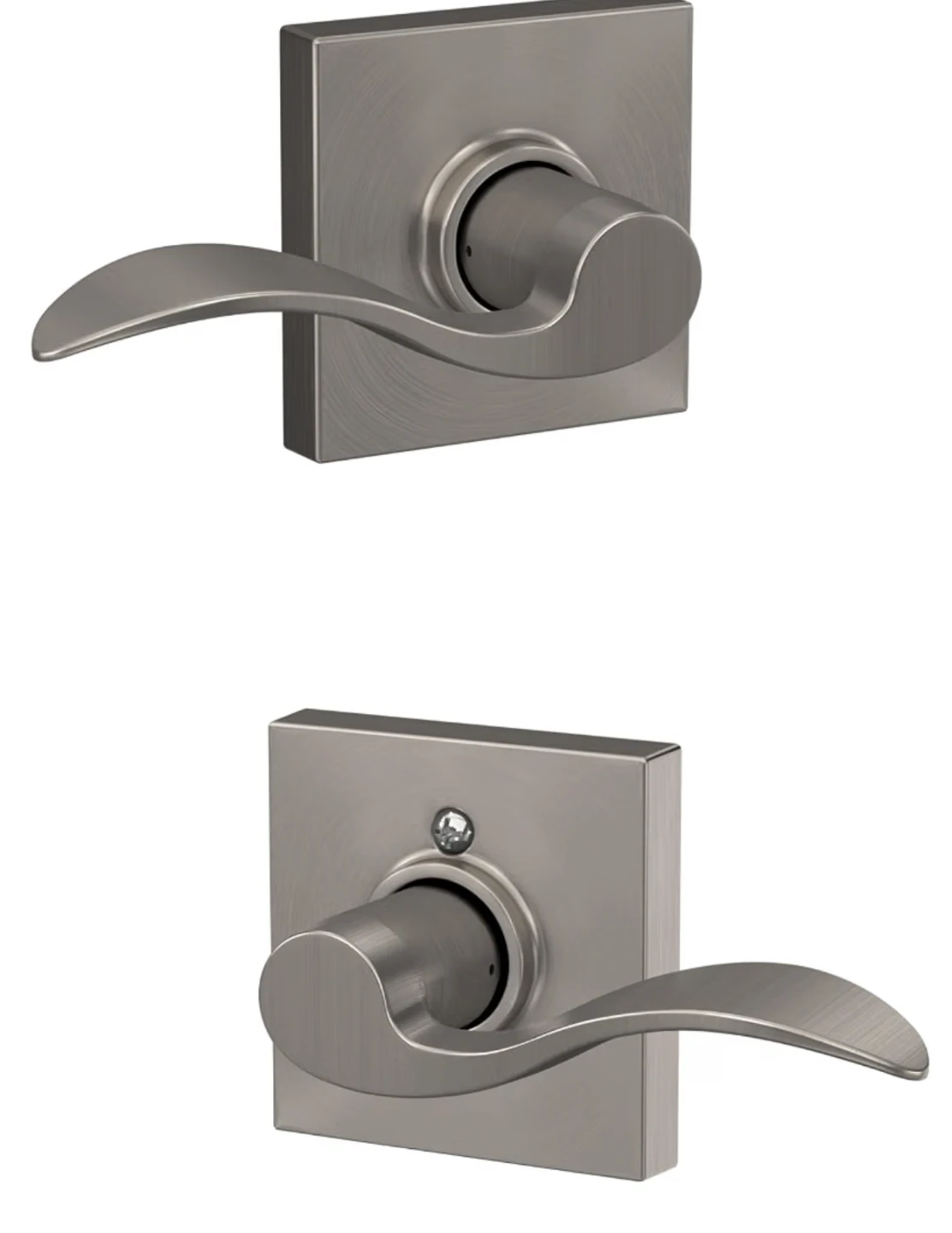 Schlage Hall & Closet Accent Lever with Collins Trim