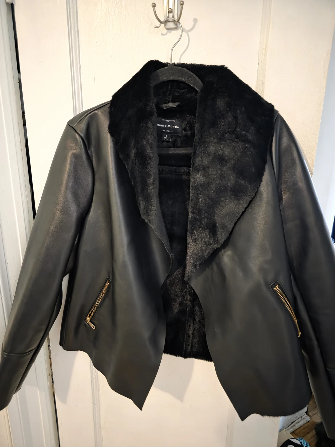 Haute Monde Faux Leather jacket