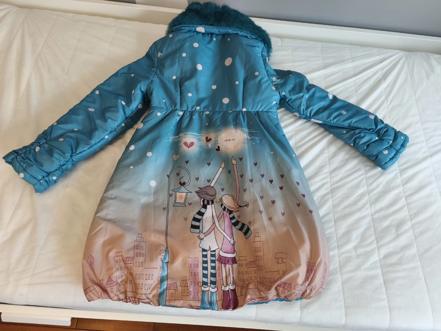 Youth XL or Adult XS Puffer Coat with Fur Collar - photo 2