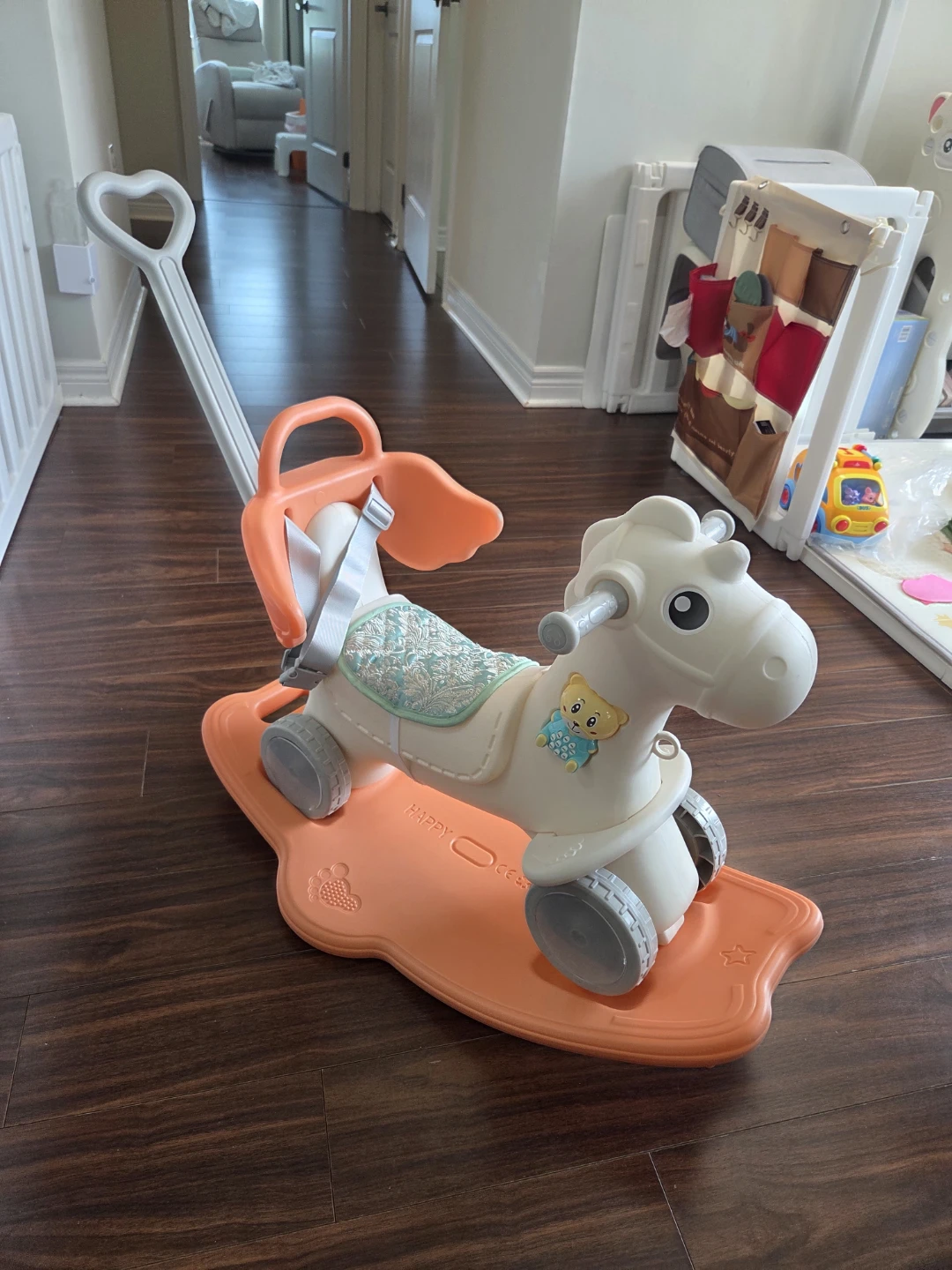 VEVOR 4-in-1 Rocking Horse for Toddlers