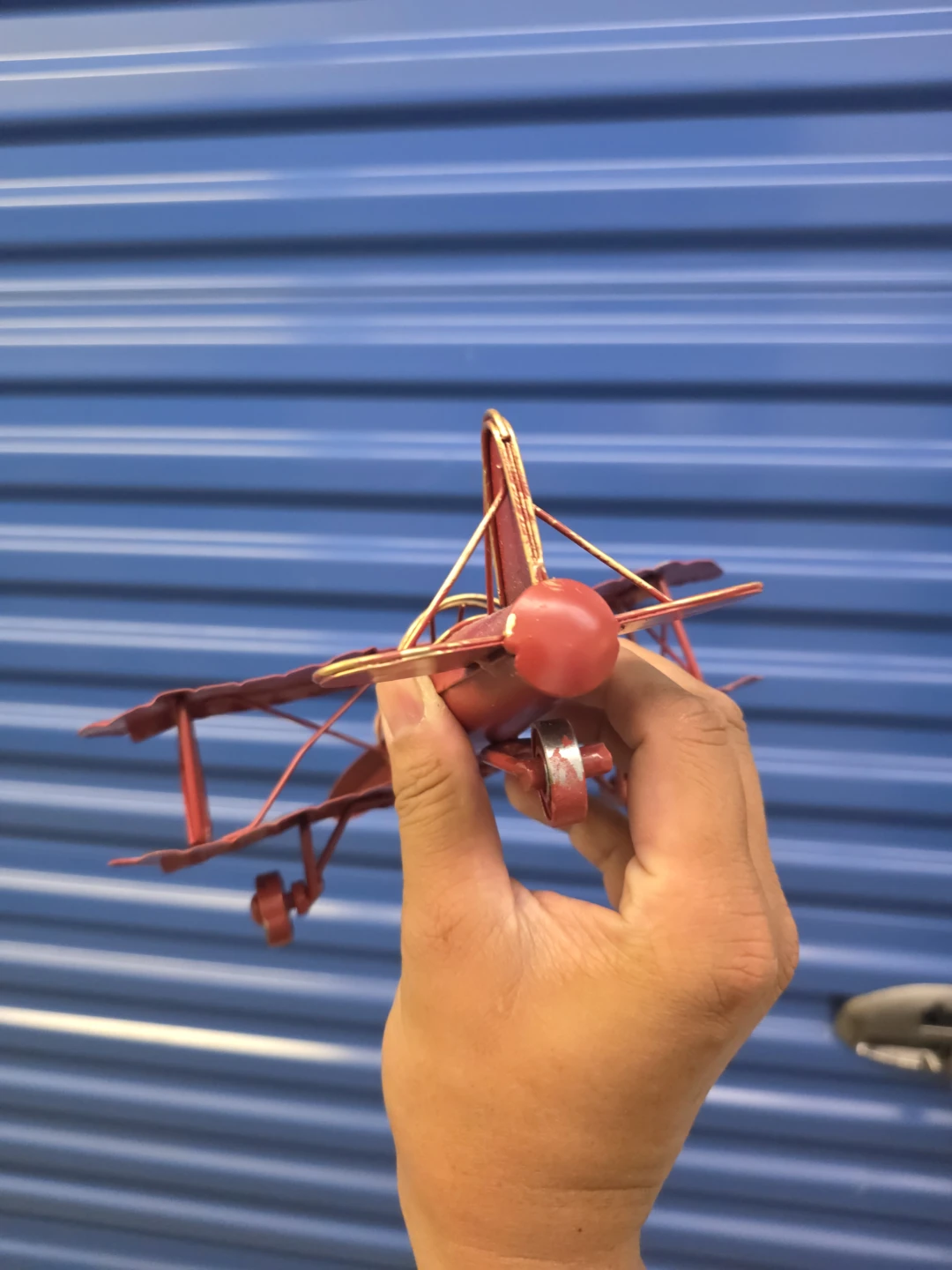 Red Biplane Metal Model - photo 4