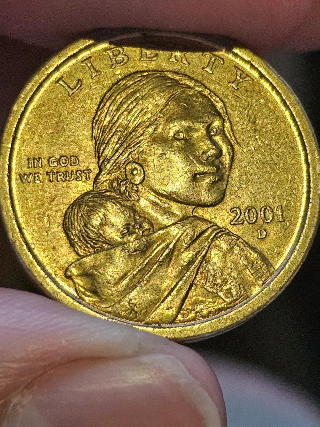 2001 Sacagawea Dollar Coin