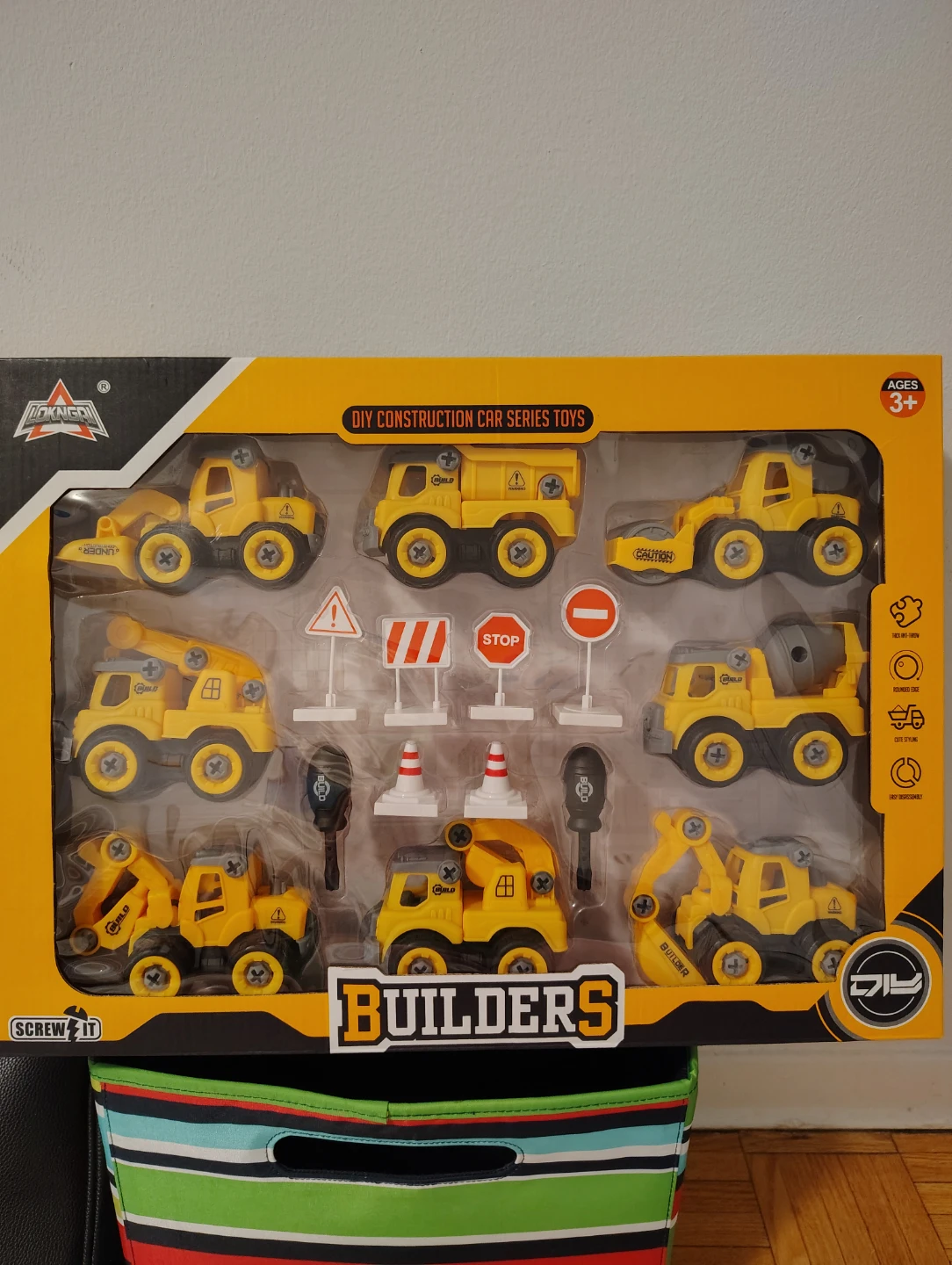 Kids Construction Vehicle Playset - Brand New