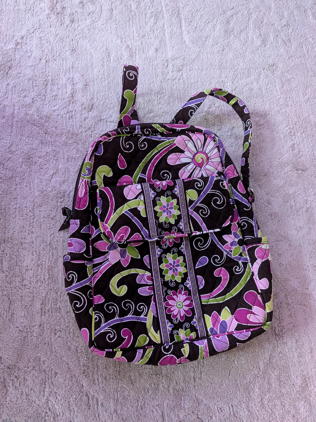 Vera Bradley Backpack - Multicolour Floral Pattern