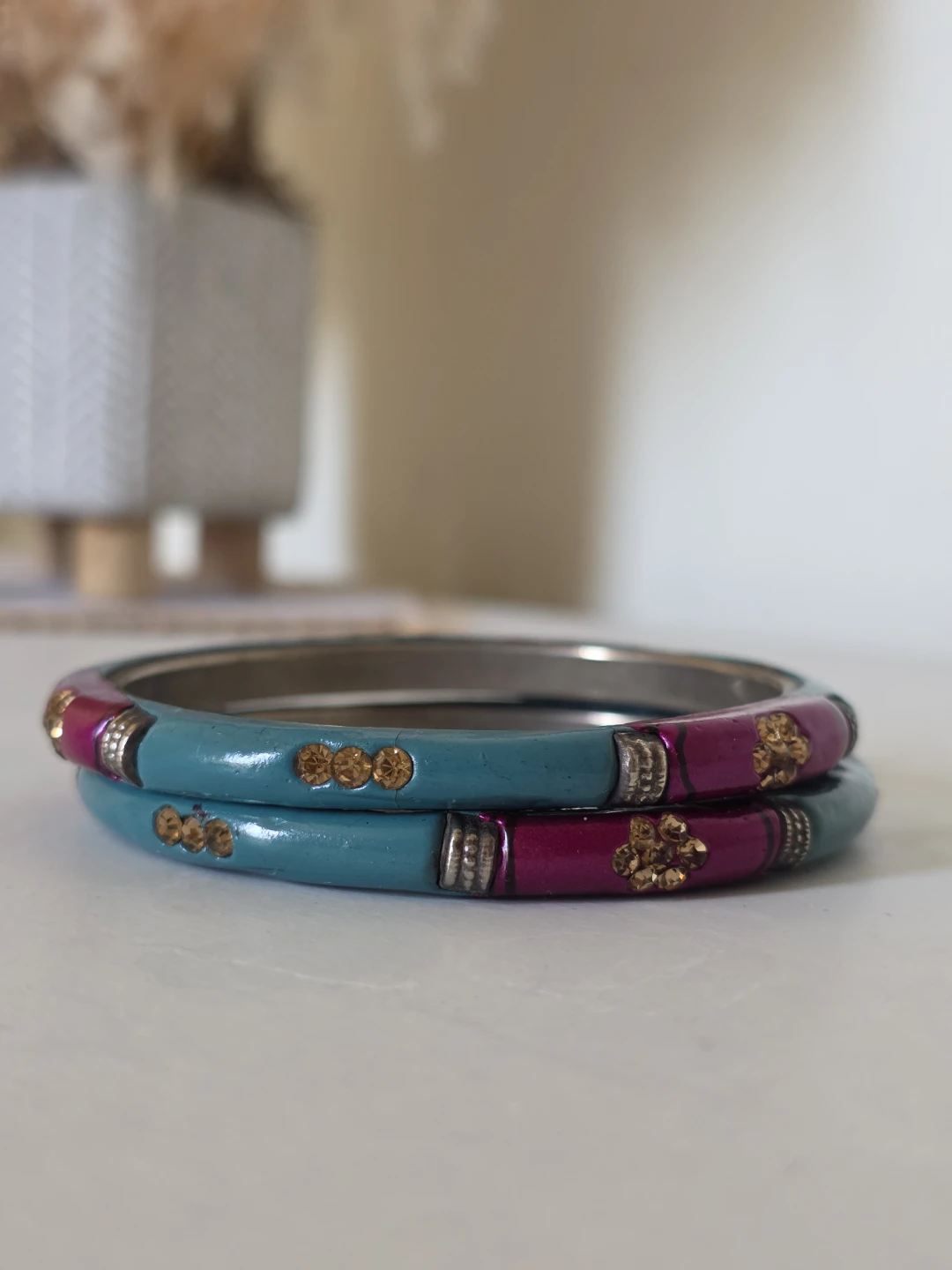 Ethnic traditional metal bangles - photo 2