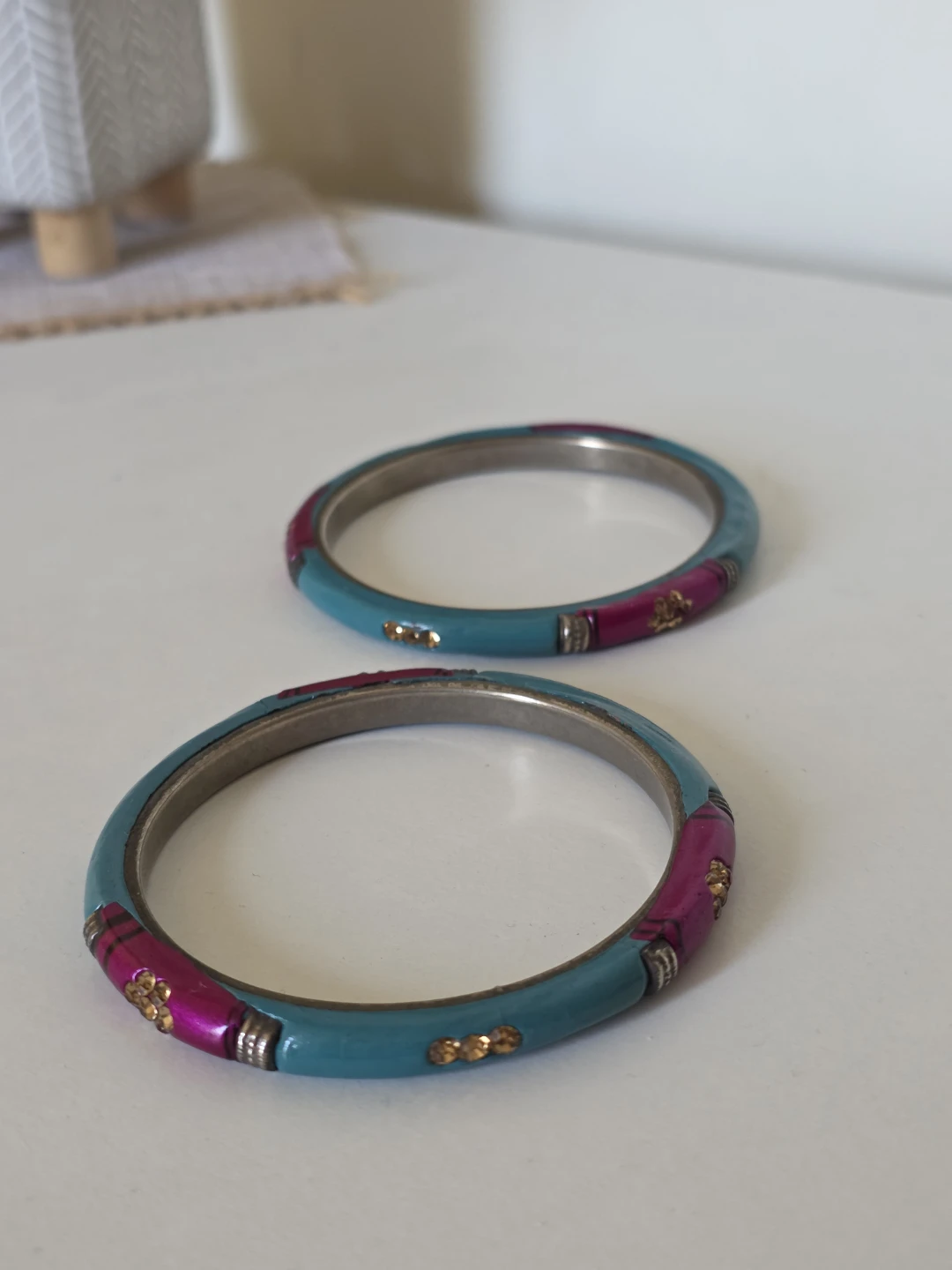 Ethnic traditional metal bangles - photo 3