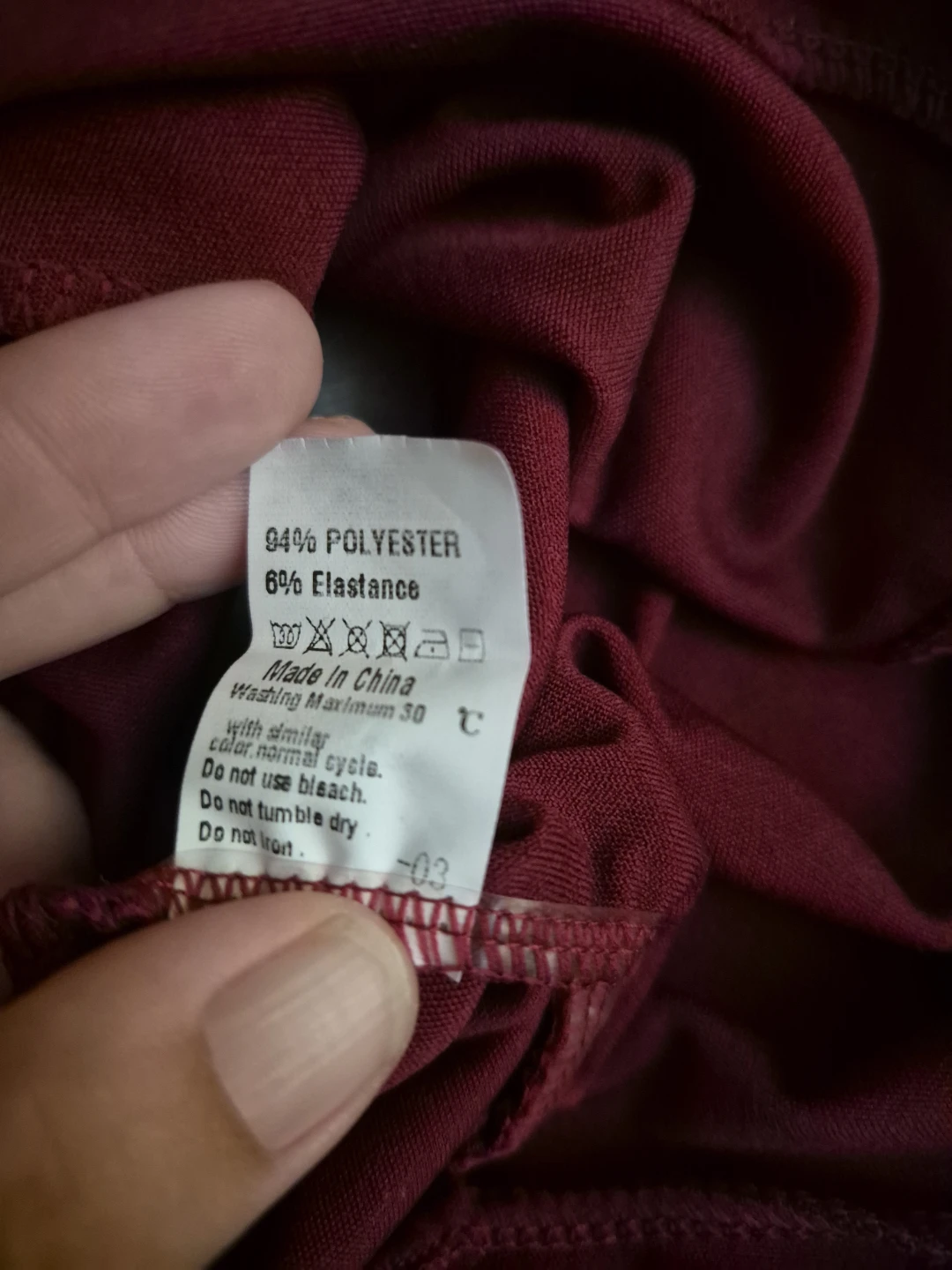 Burgundy Workout Shorts with Pockets - photo 3