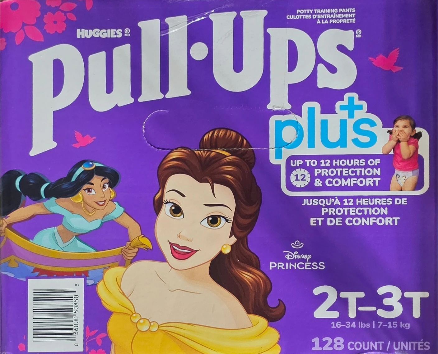 Huggies Pull-Ups Plus Training Pants 2T-3T 128 Count