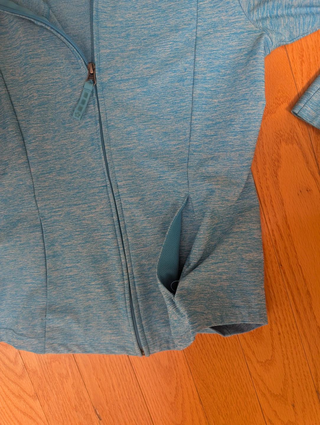 Tuff Athletics Blue Zip-Up Hoodie, size S - photo 4
