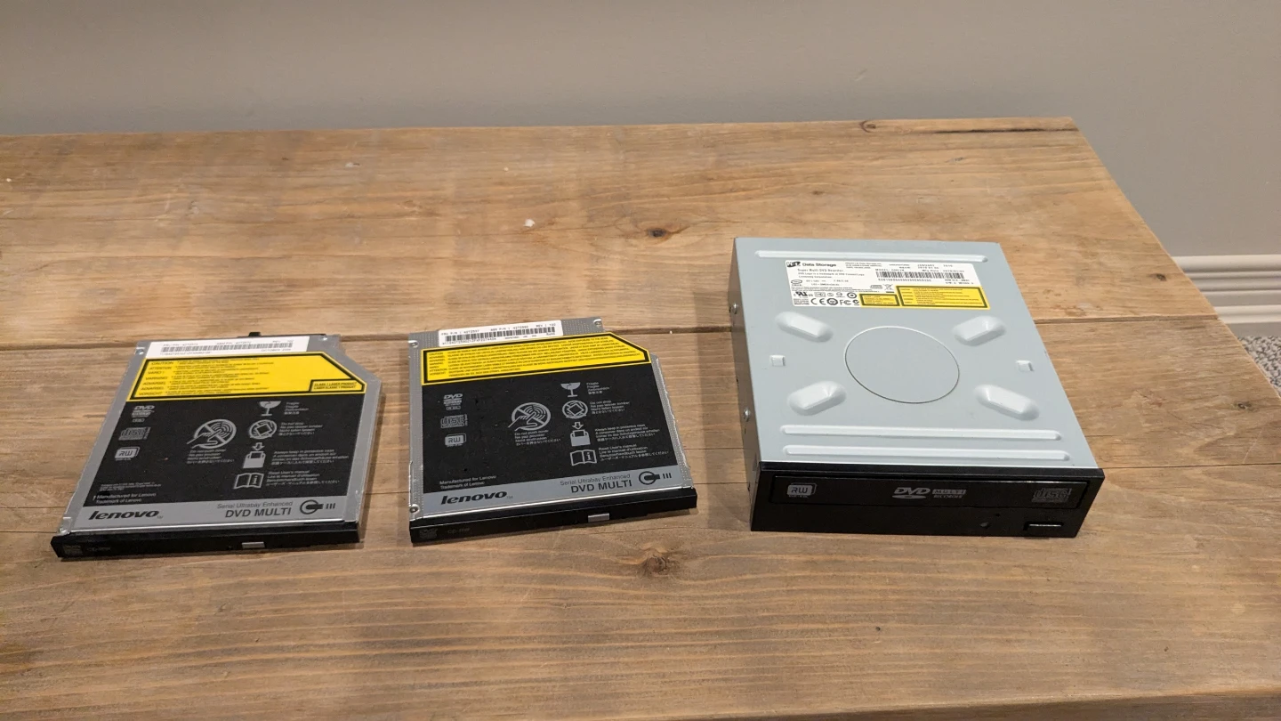 Laptop and desktop DVD/CD Multi recorders