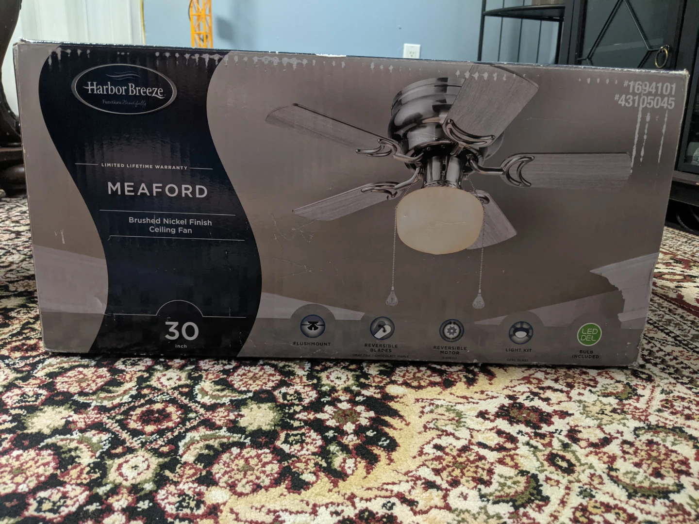NEW Harbor Breeze 30" LED Ceiling Fan ✅