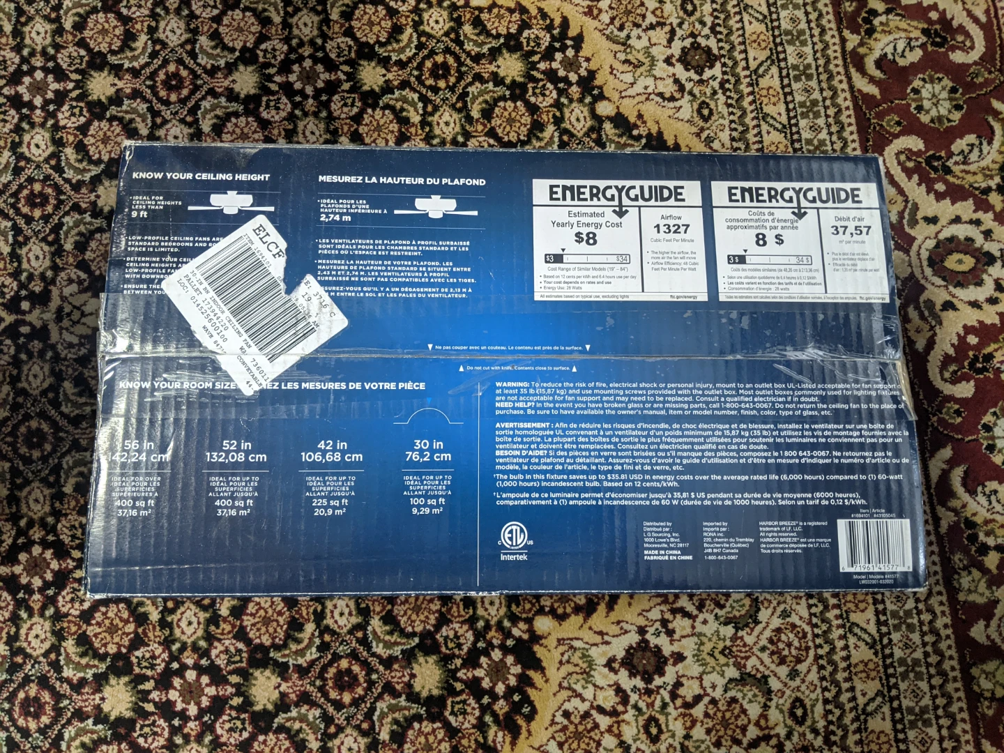 NEW Harbor Breeze 30" LED Ceiling Fan ✅ - photo 2
