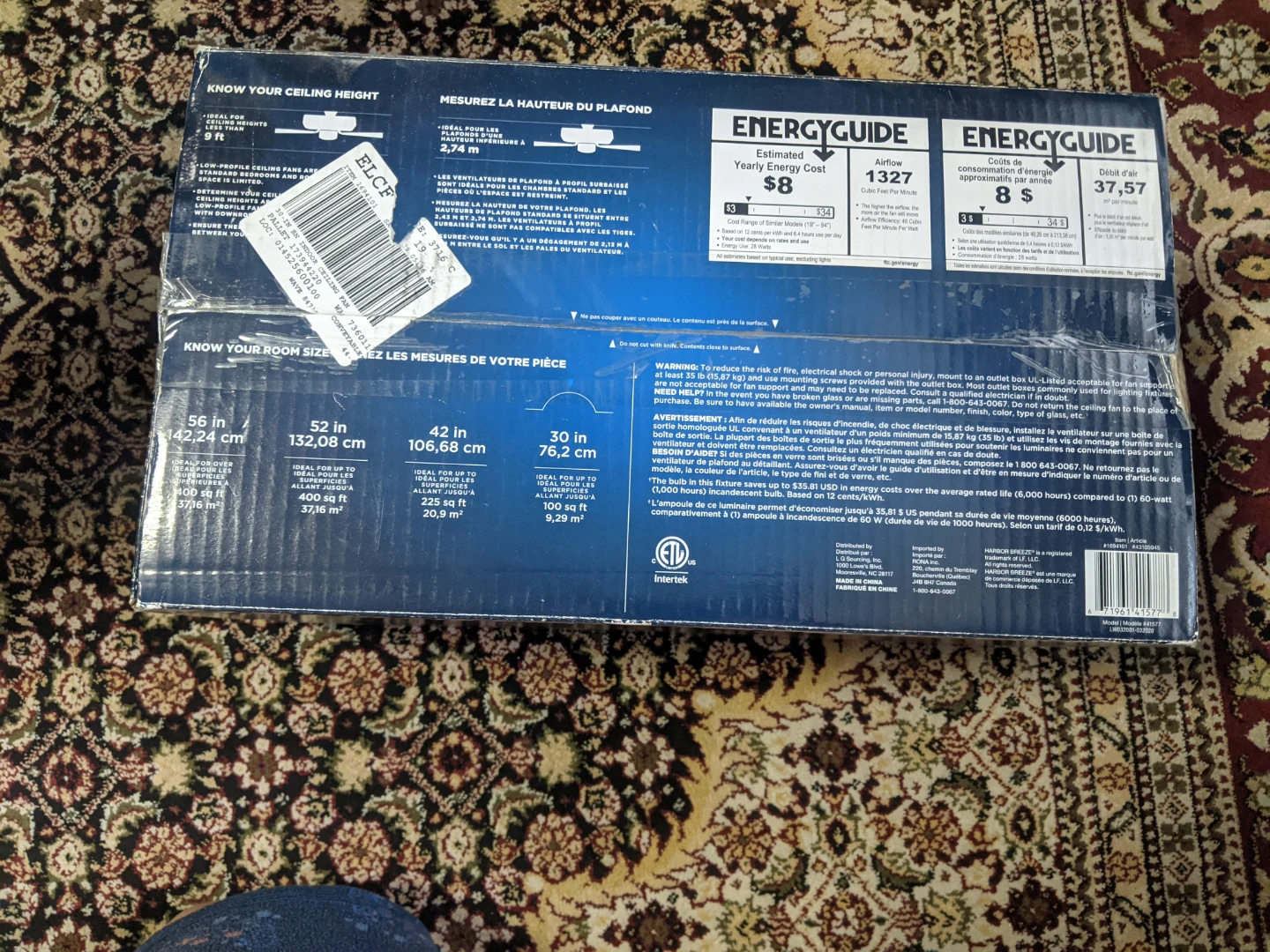 NEW Harbor Breeze 30" LED Ceiling Fan ✅ - photo 3