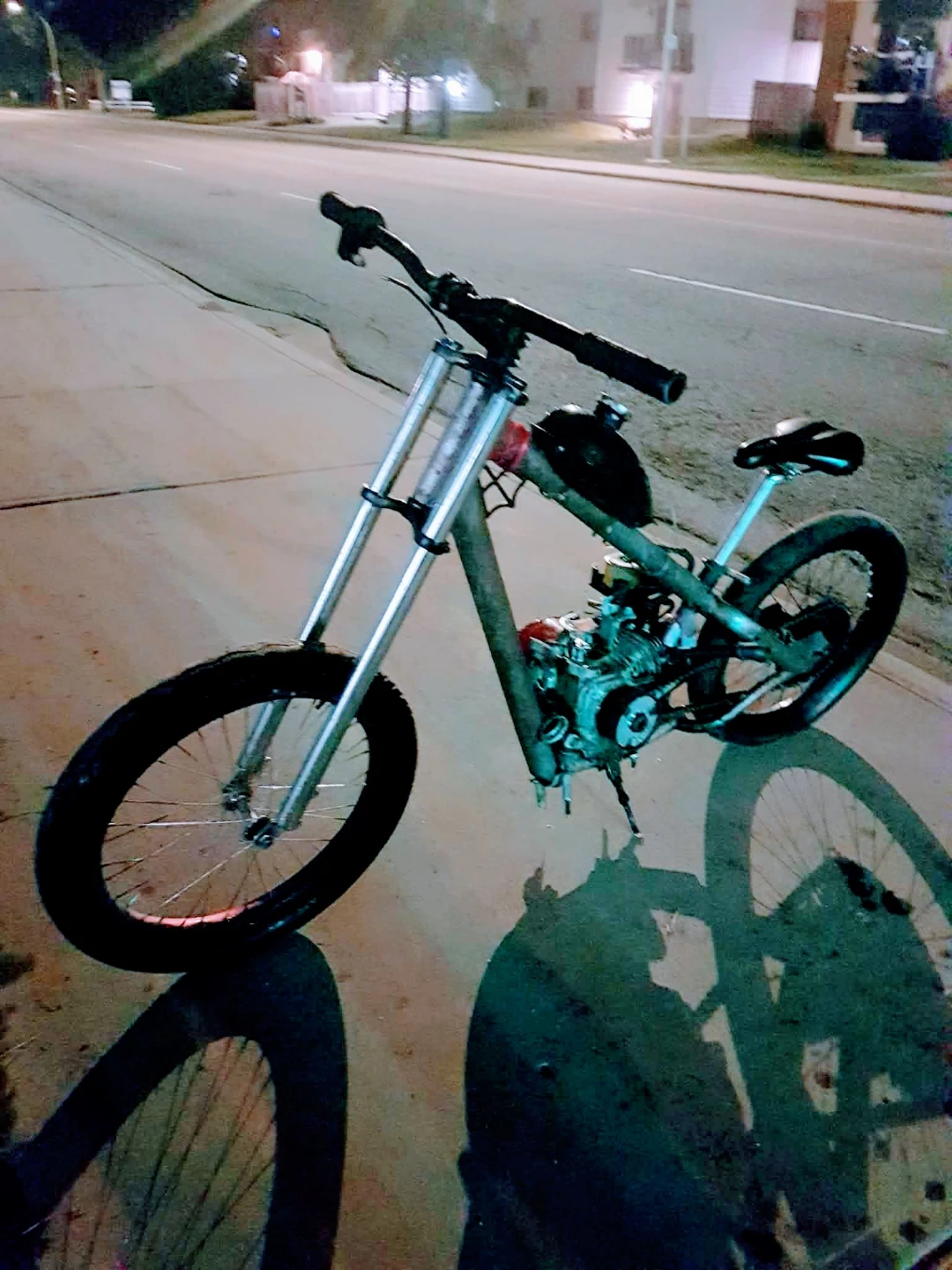 Custom Chopper gas bicycle
