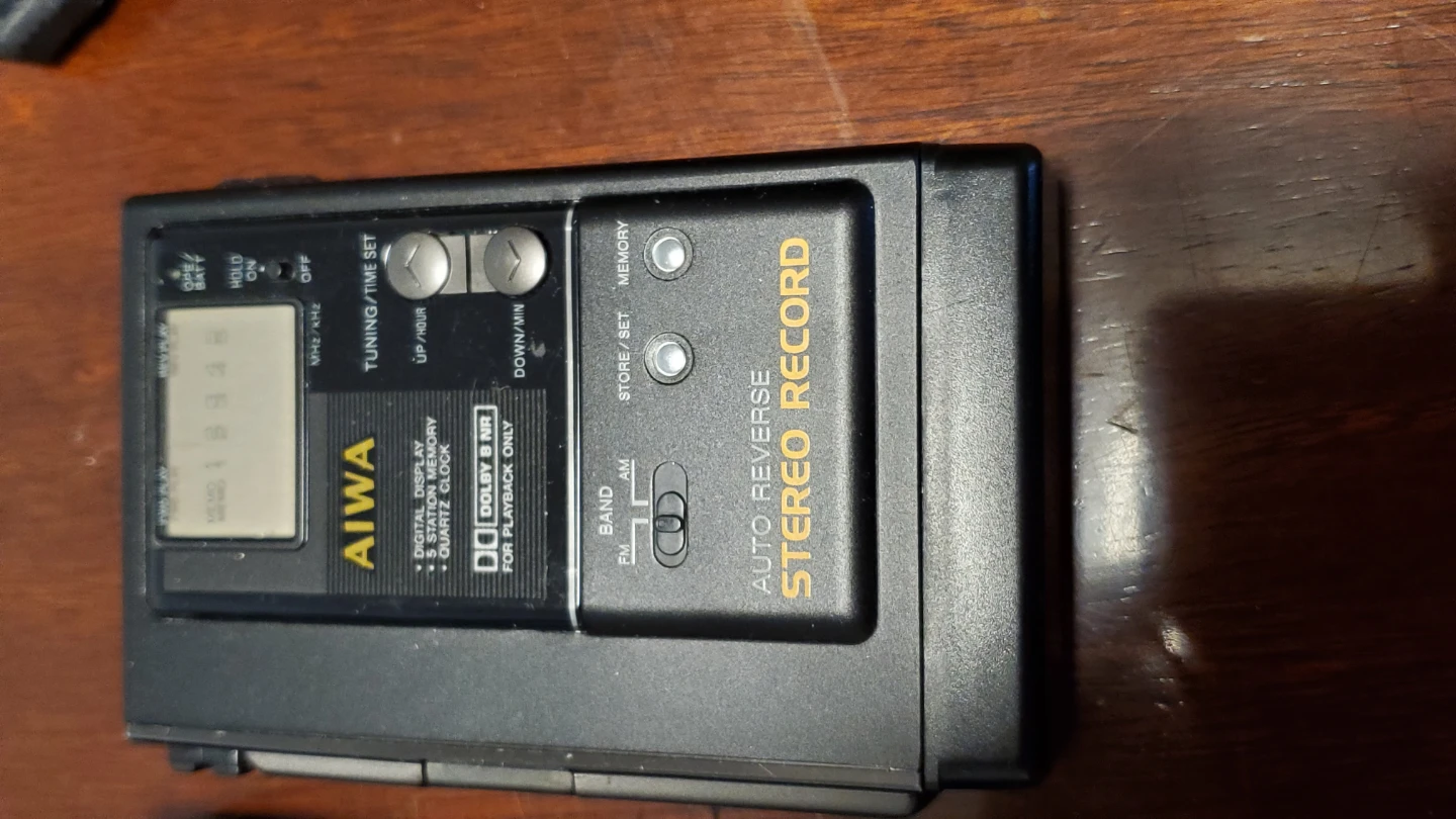 AIWA HS-J202MKII Auto Reverse Stereo Cassette Player/Recorder - photo 3