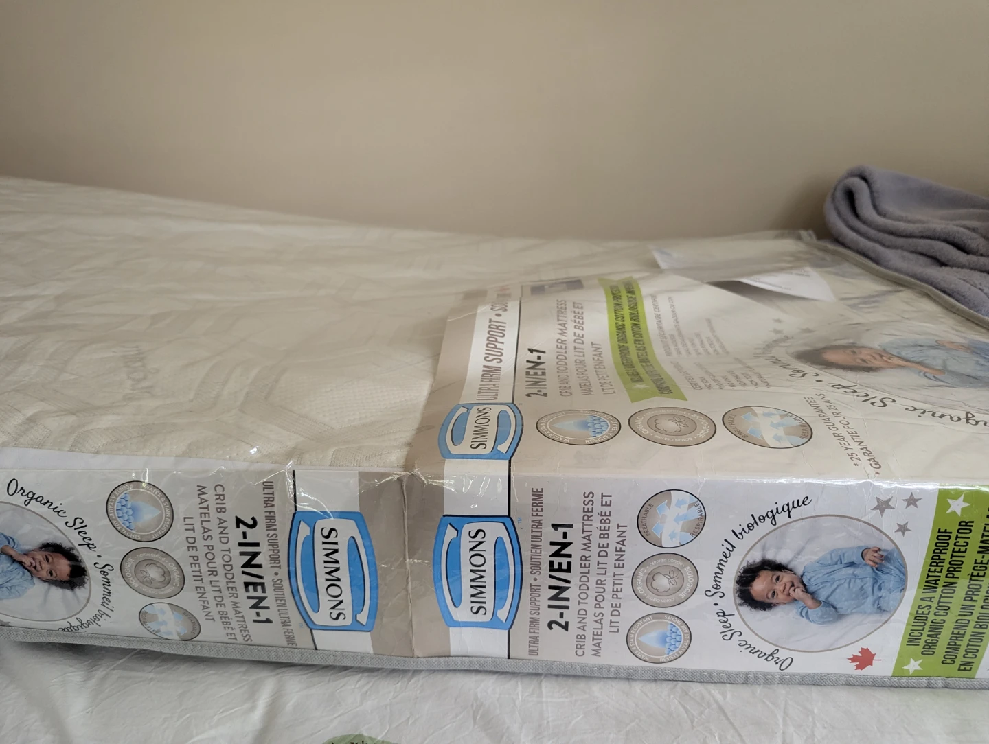 Simmons 2-in-1 Crib and Toddler Mattress - photo 3
