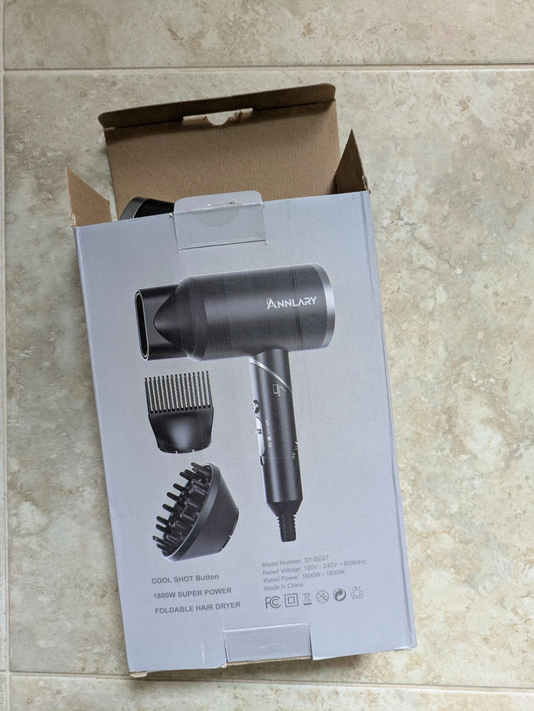 ANNLARY Foldable Hair Dryer - photo 2