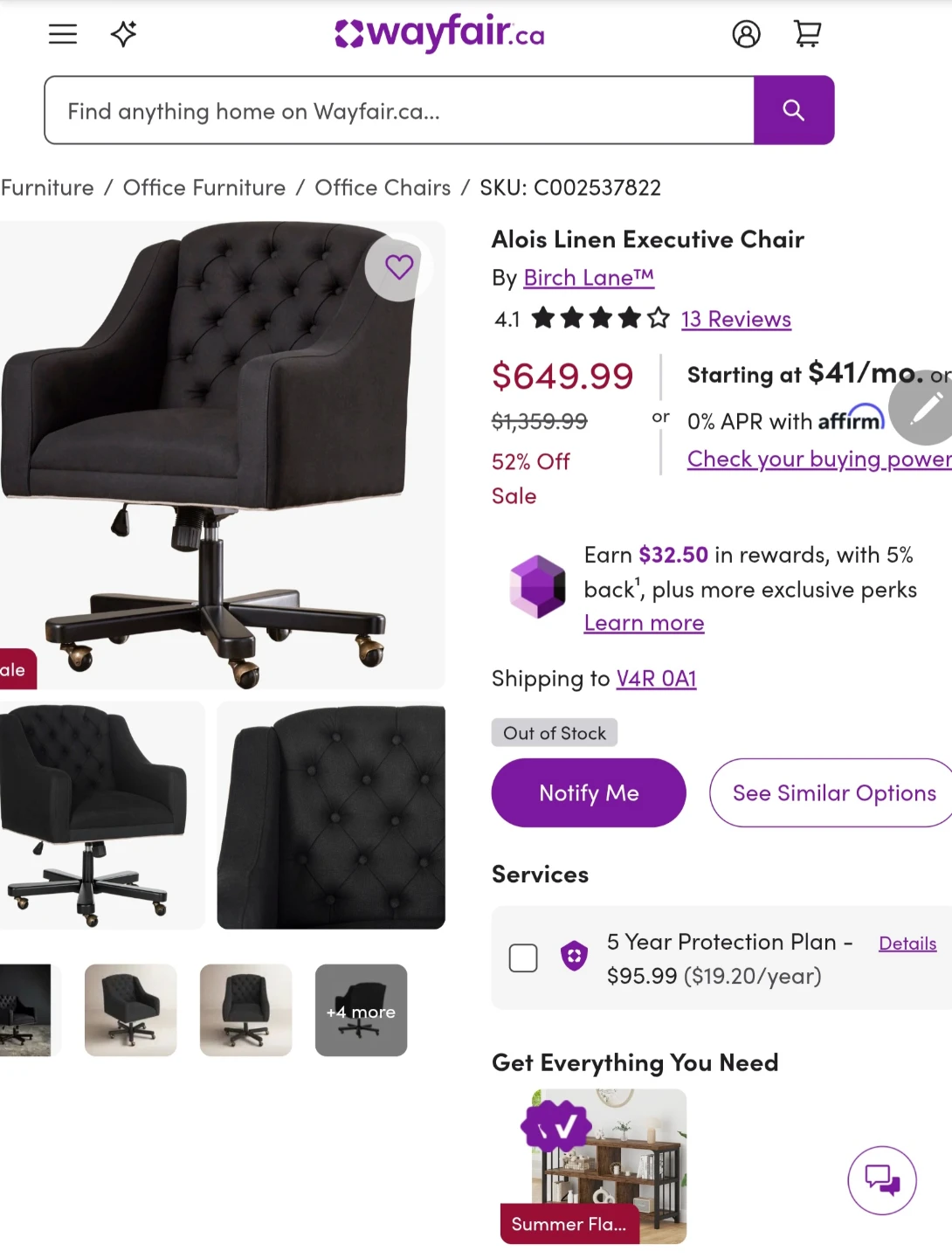 Birch Lane Alois Executive Chair
