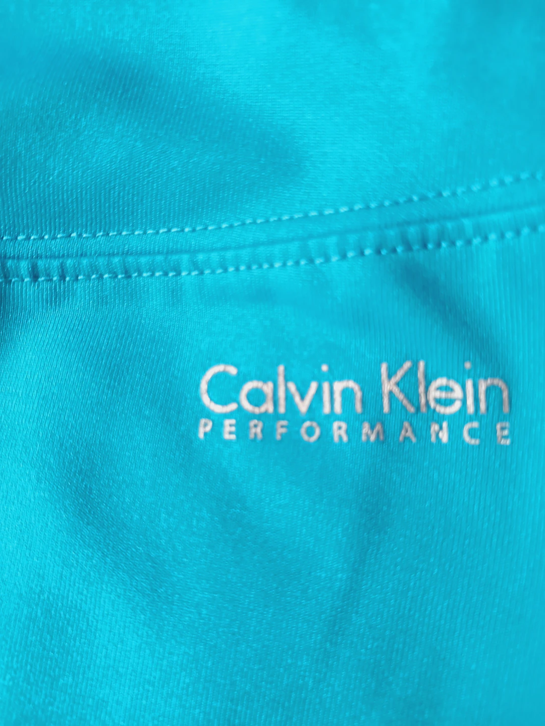 Calvin Klein Performance Capris Blue Leggings. Size L - photo 4