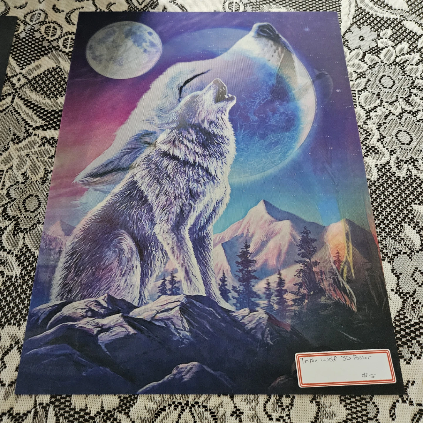 Lenticular 3D Wolf Posters 🐺