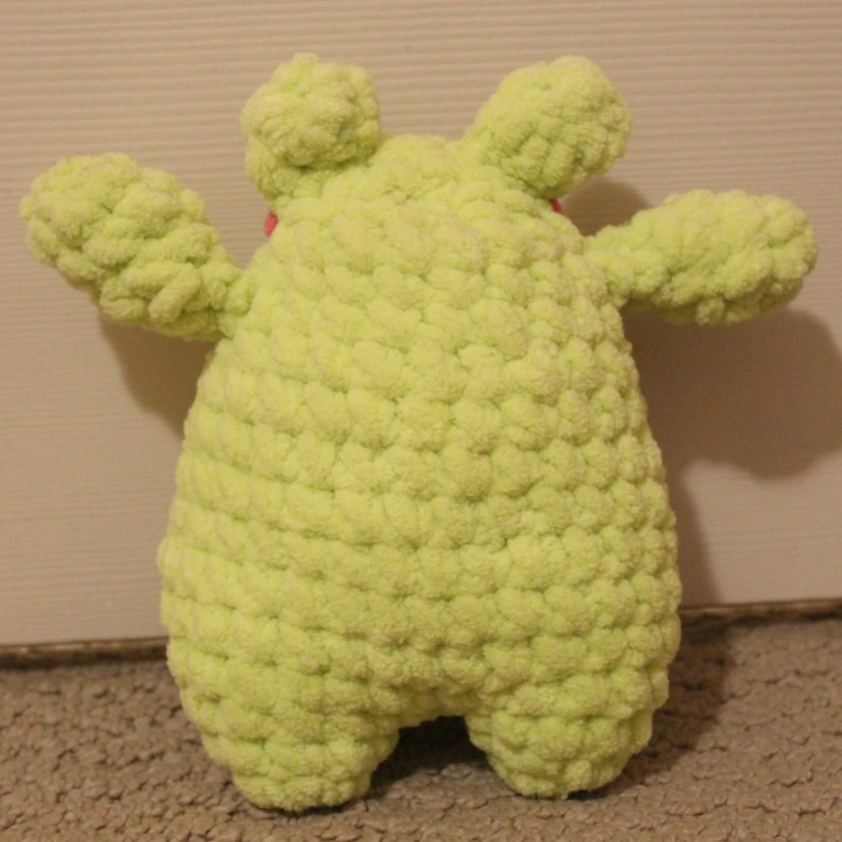 Handmade Crochet Frog Plush Toy - photo 2