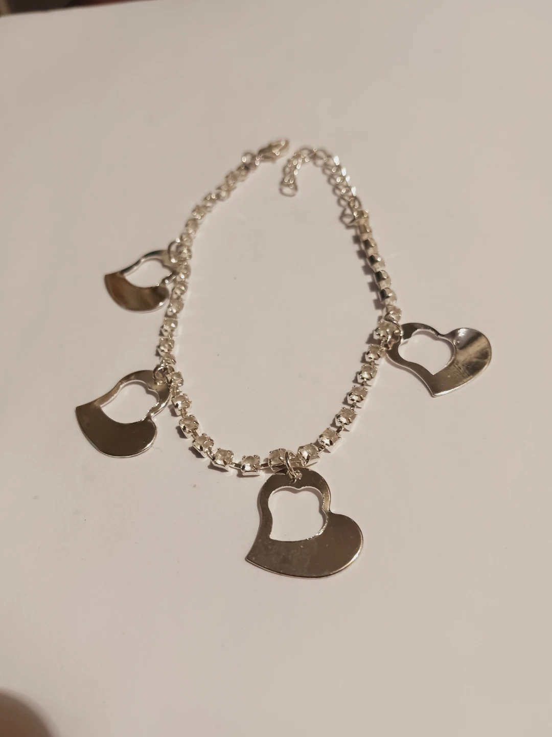 Silver-tone Heart Charm Bracelet - photo 3