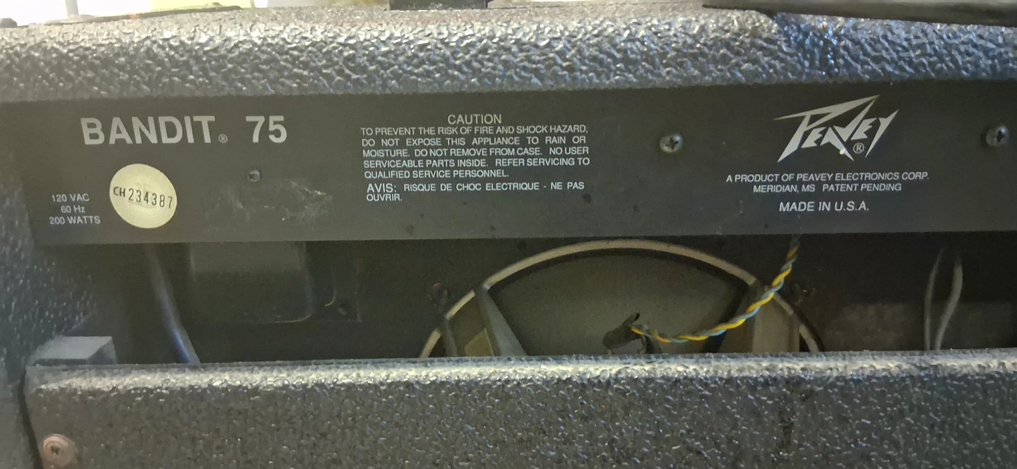 Peavey Bandit 75 Guitar Amplifier - photo 5