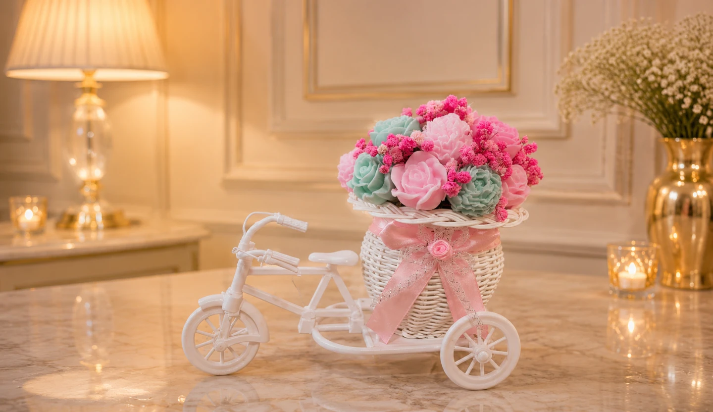 Tricycle Flower Basket Decoration - photo 2