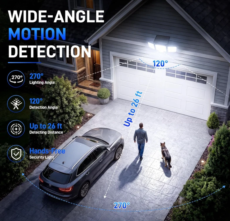 Solar Powered Motion Sensor Security Light - photo 2