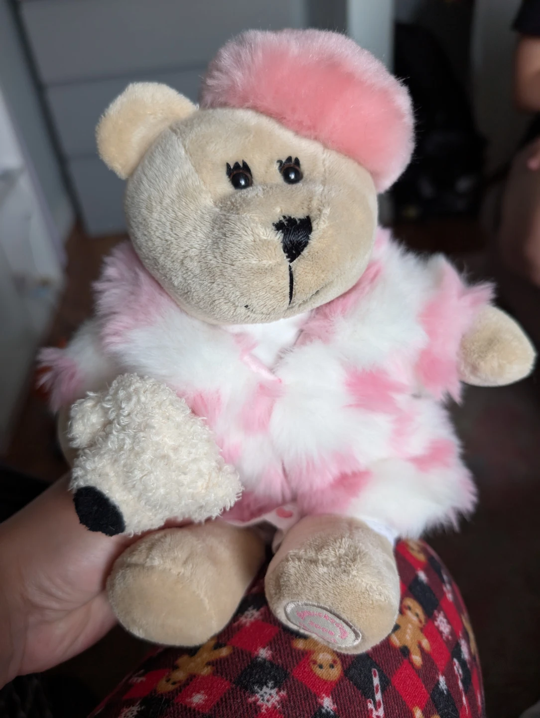 Starbucks Coffee Company Bear Plush 2006 Pink Outfit