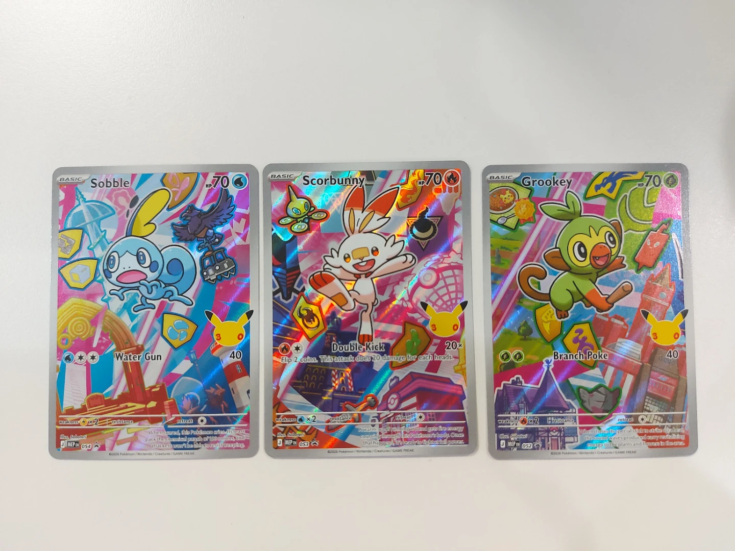 Pokemon First Partner Series 2 Illustration - Galar Starters Set
