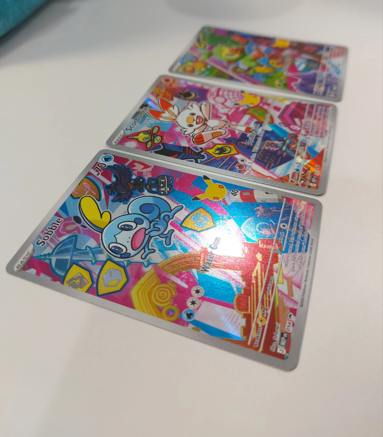Pokemon First Partner Series 2 Illustration - Galar Starters Set - photo 2