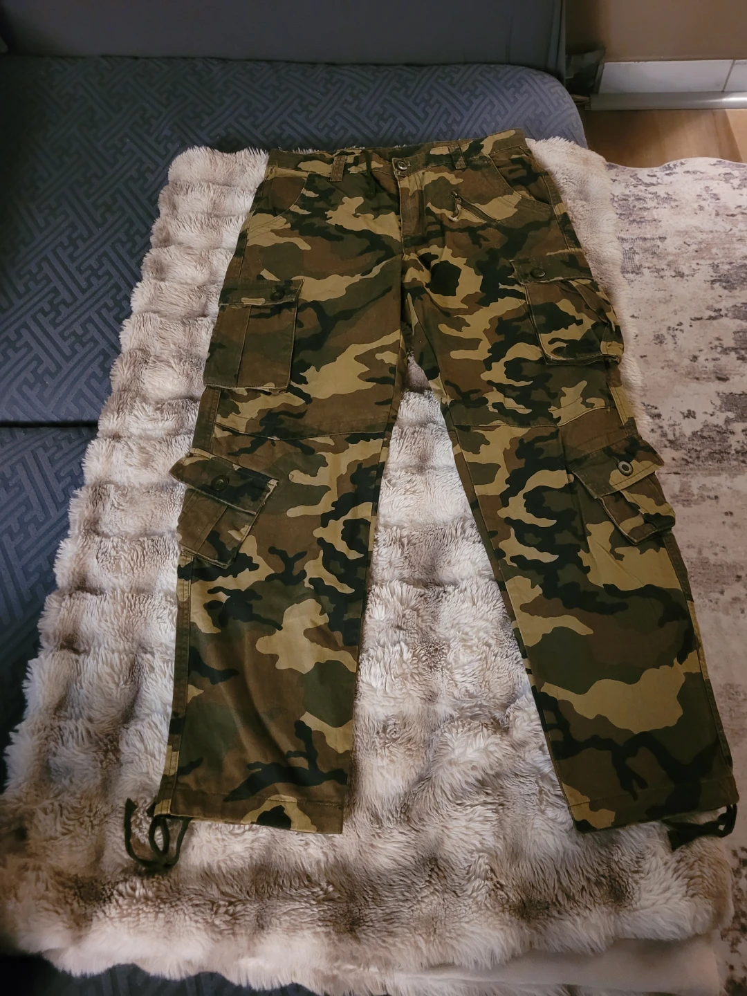 Men's Camouflage Cargo Pants - photo 2