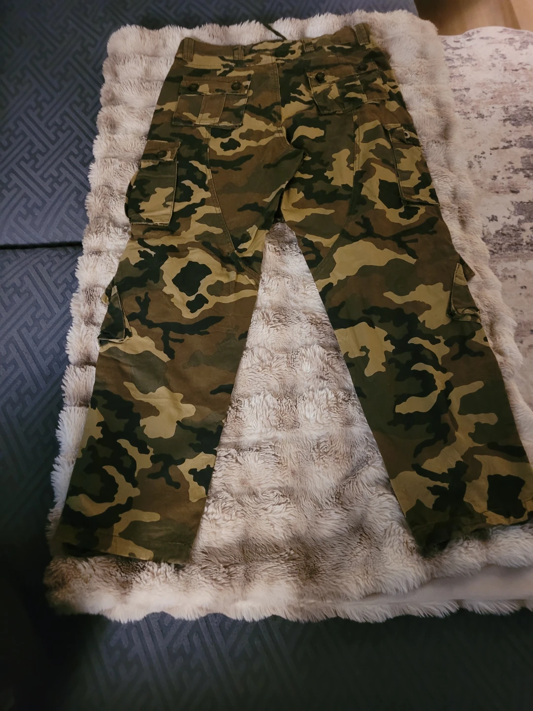 Men's Camouflage Cargo Pants - photo 3