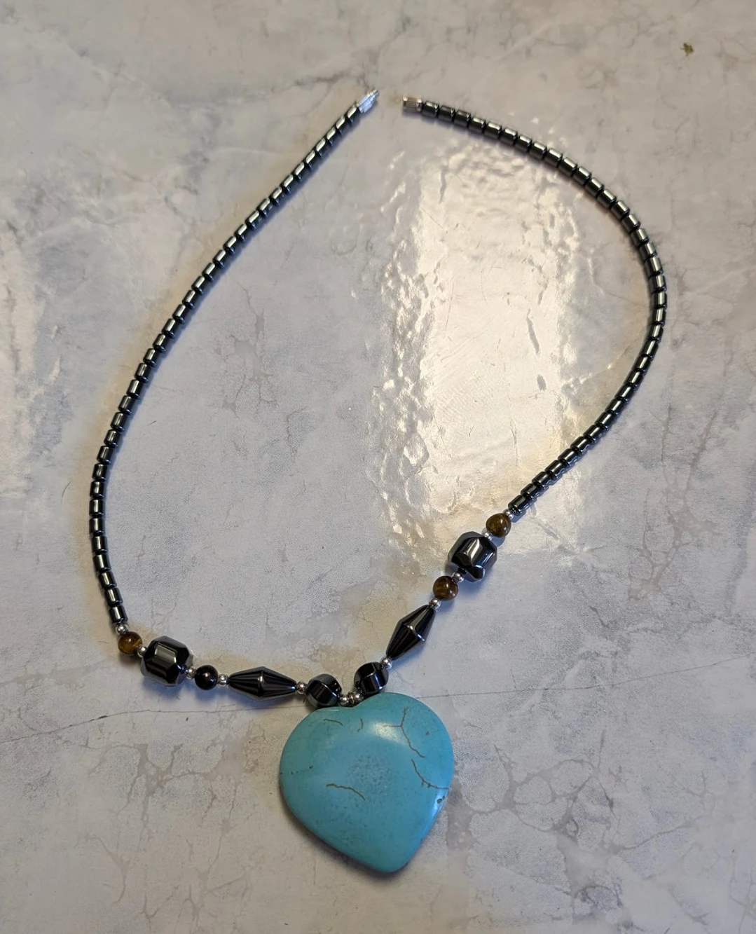 Turquoise Heart Necklace