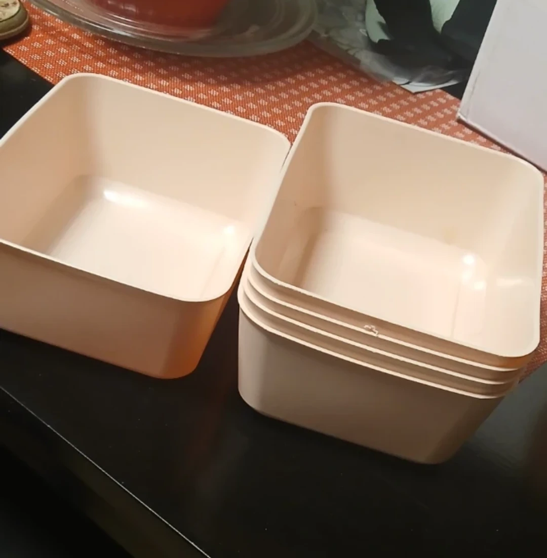Stackable Square Storage Containers (Set of 4)