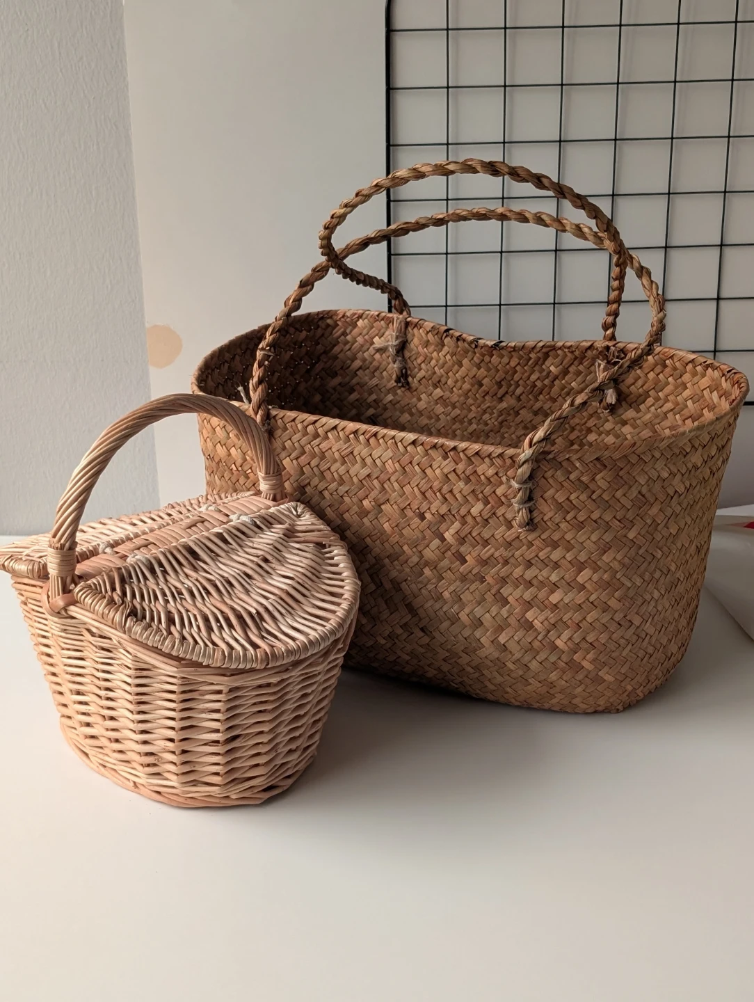 Set of 2 Woven Baskets