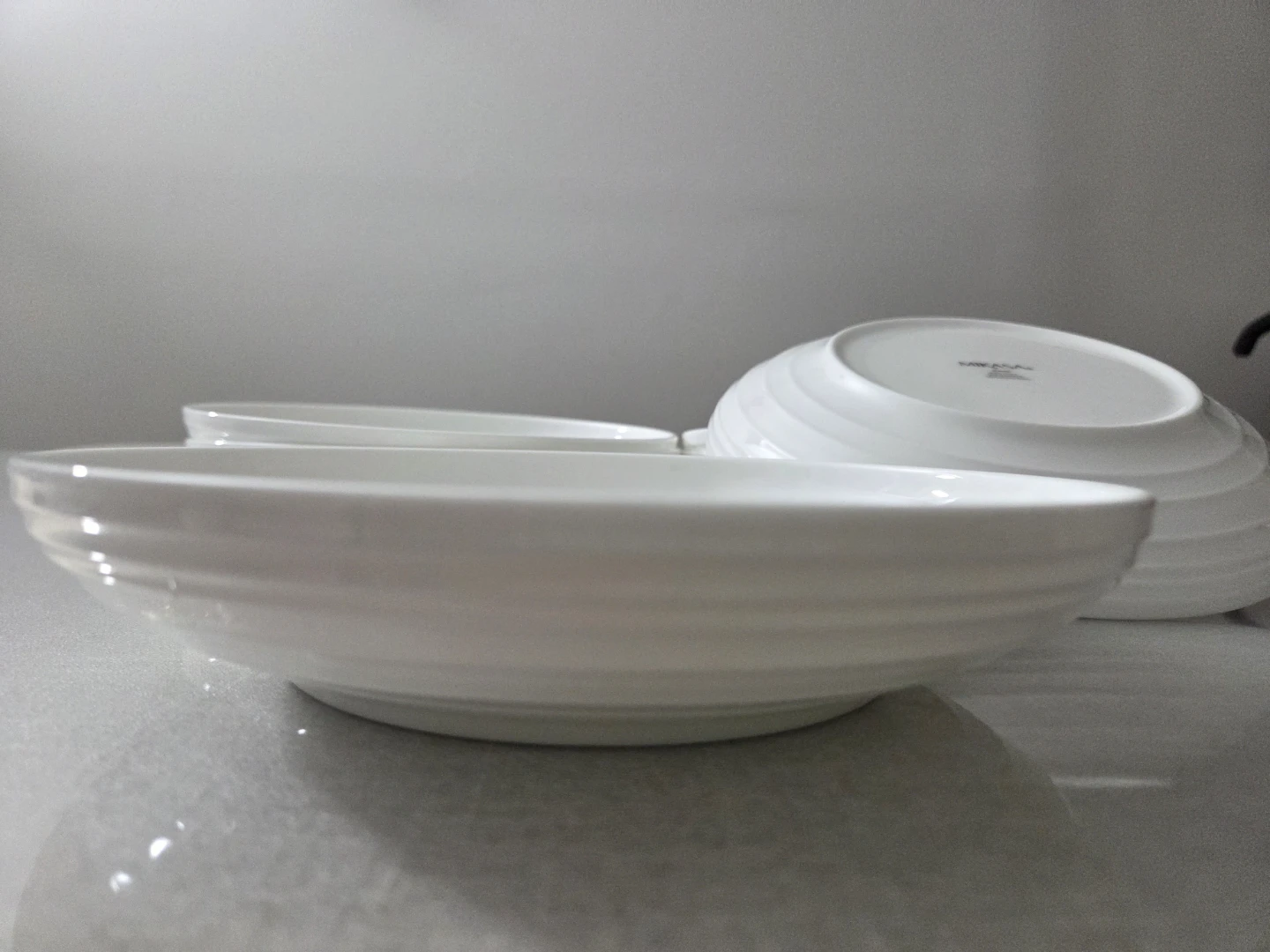 Mikasa Swerl Set of 6 White Pasta Bowls - photo 2