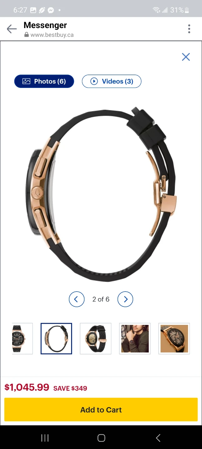Bulova Chronograph Rose Gold Watch - photo 5