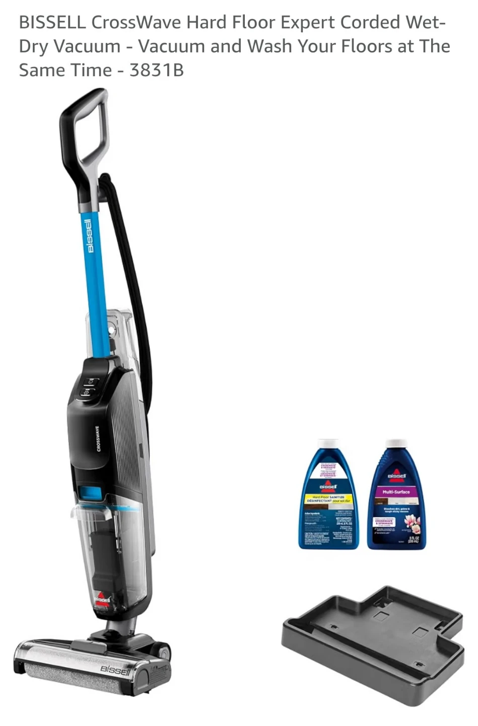 BISSELL CrossWave Hard Floor Expert Corded Wet-Dry Vacuum