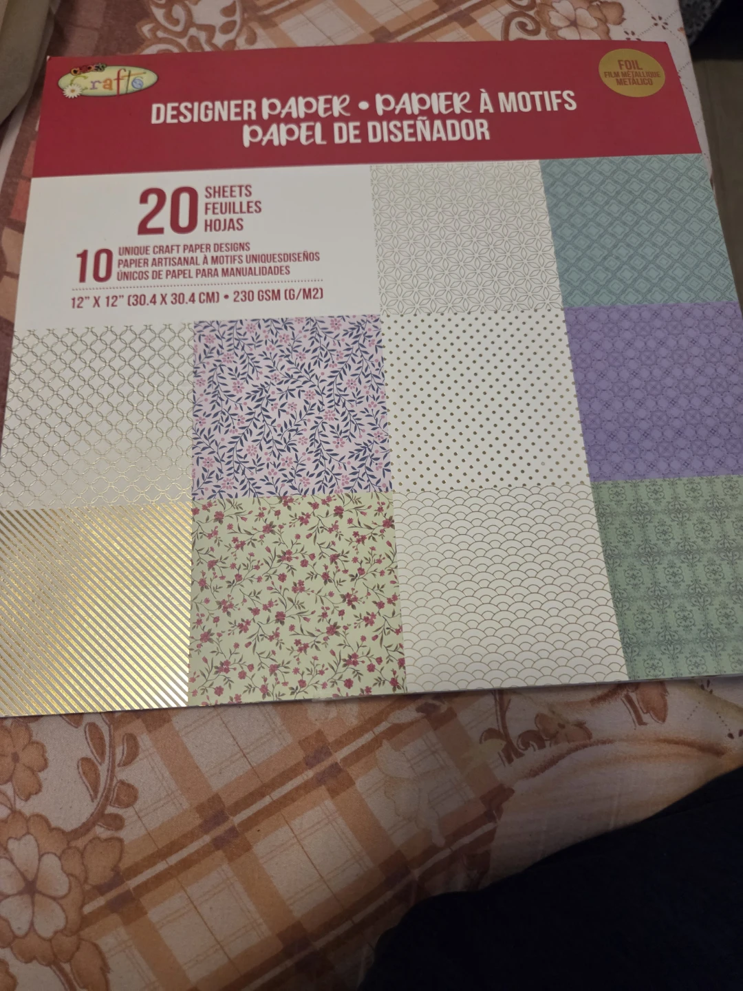 Craft Paper Assortment - 20 Designer Sheets - photo 2