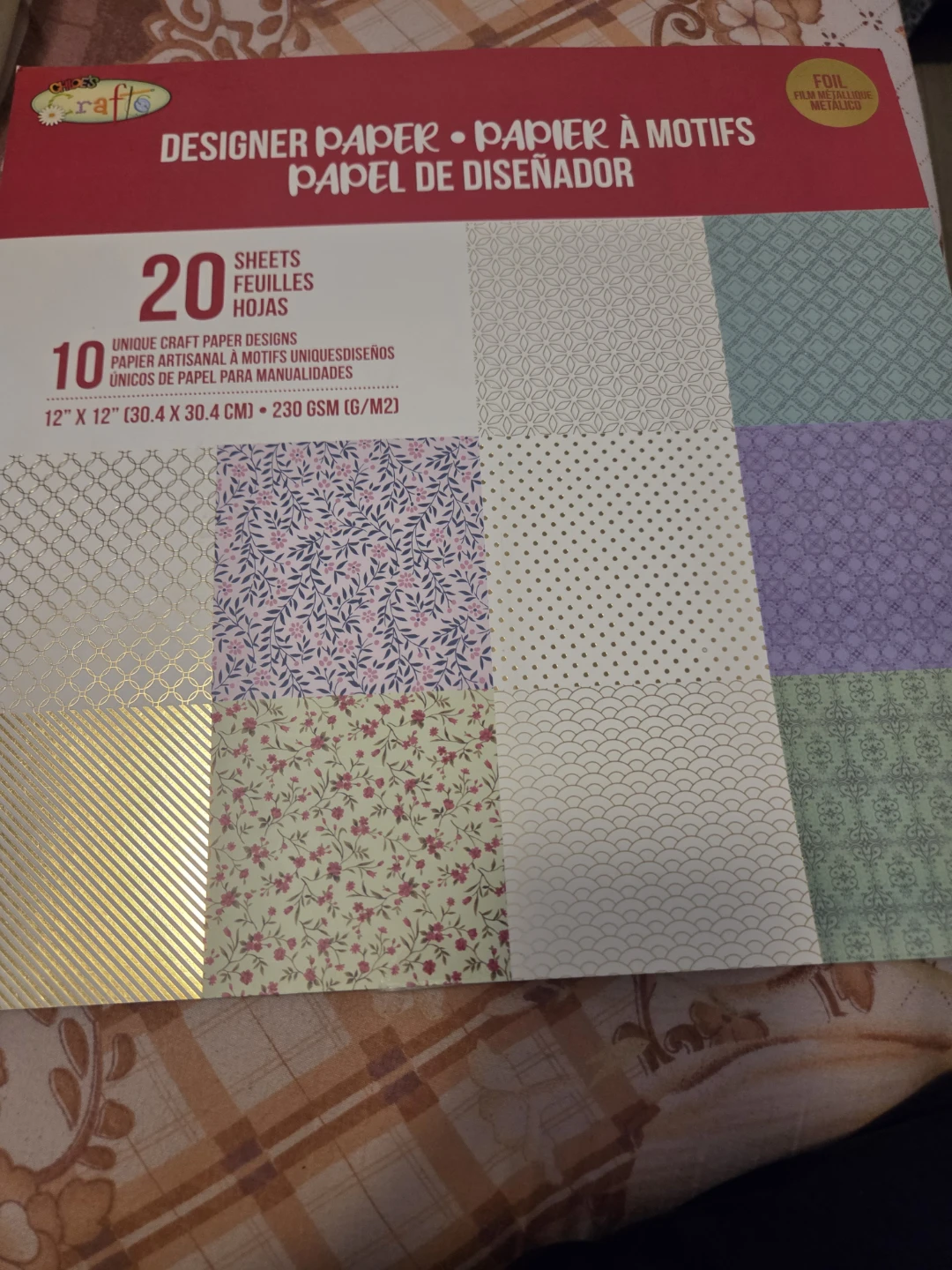 Craft Paper Assortment - 20 Designer Sheets - photo 3