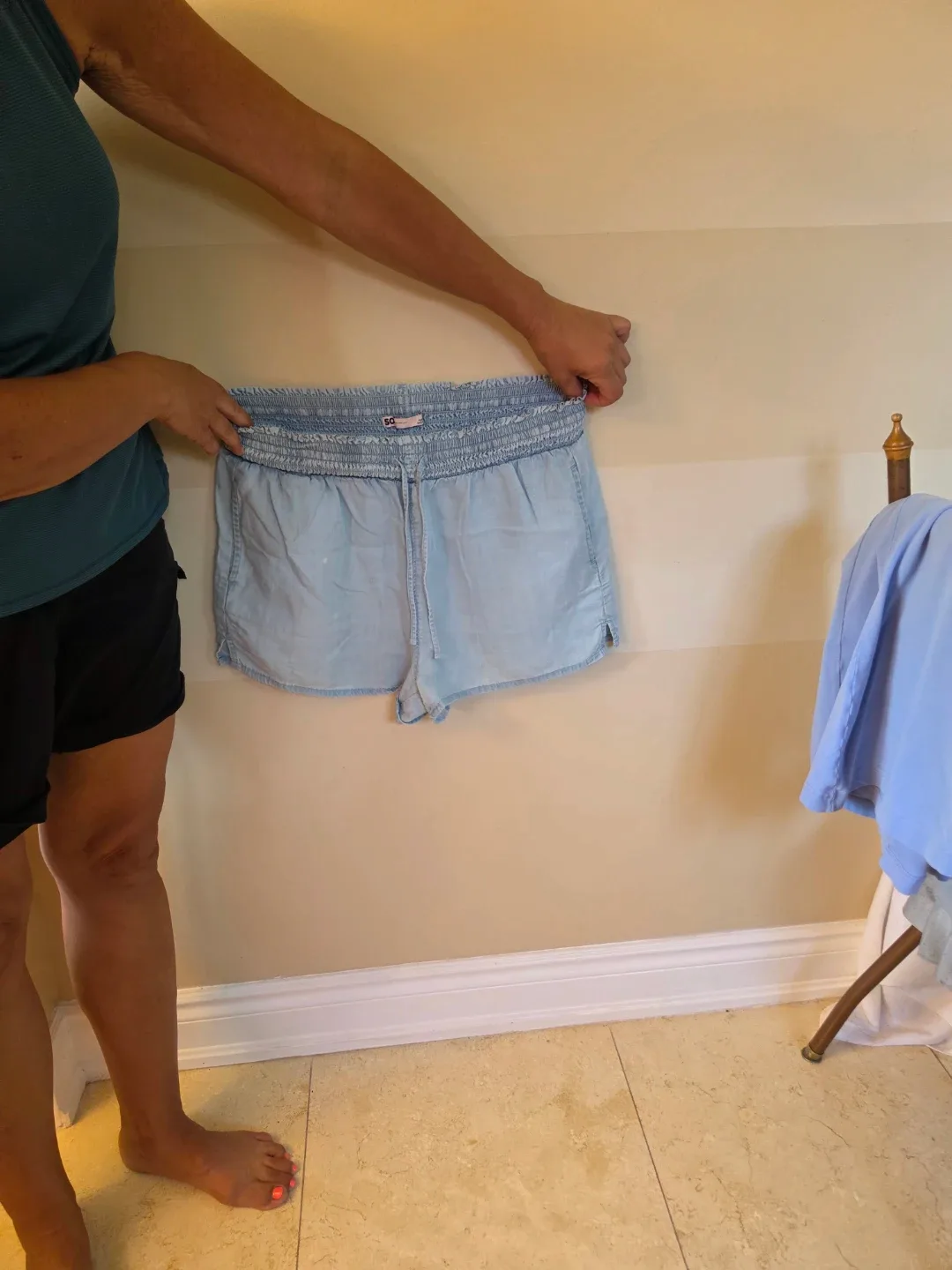 SO Light Wash Chambray Shorts
