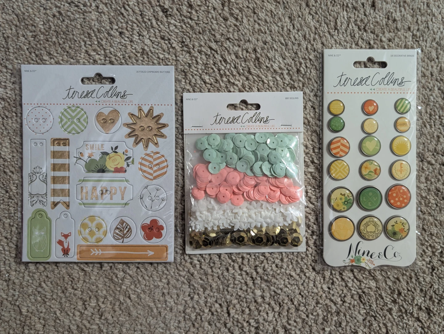 Teresa Collins Nine & Co. Ultimate 12x12 Scrapbook Kit Lot - photo 4