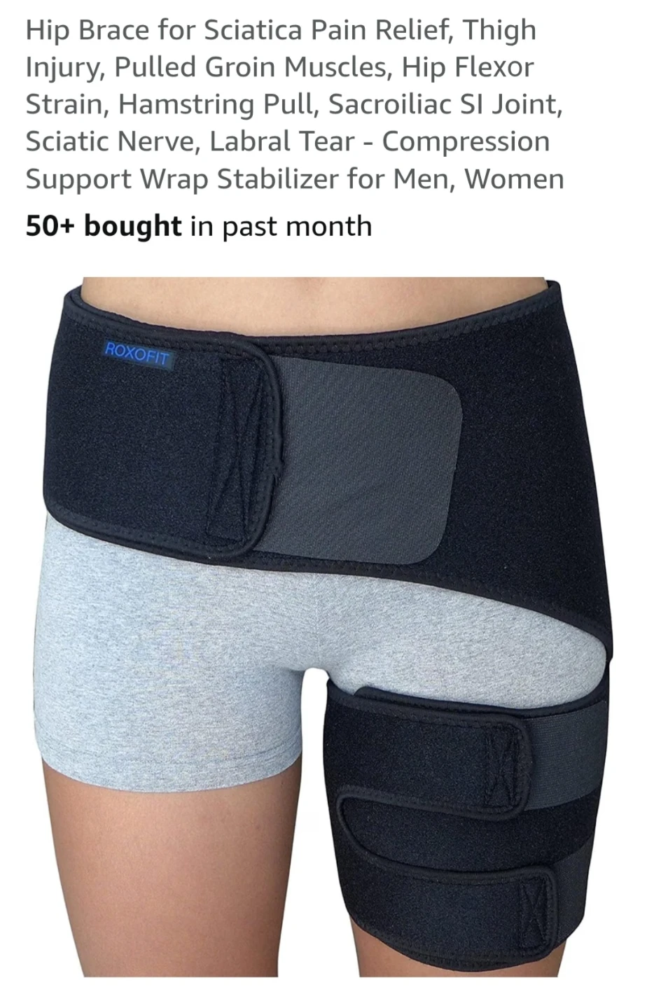 Brand-new Copper Infused Groin and Hip Support Brace