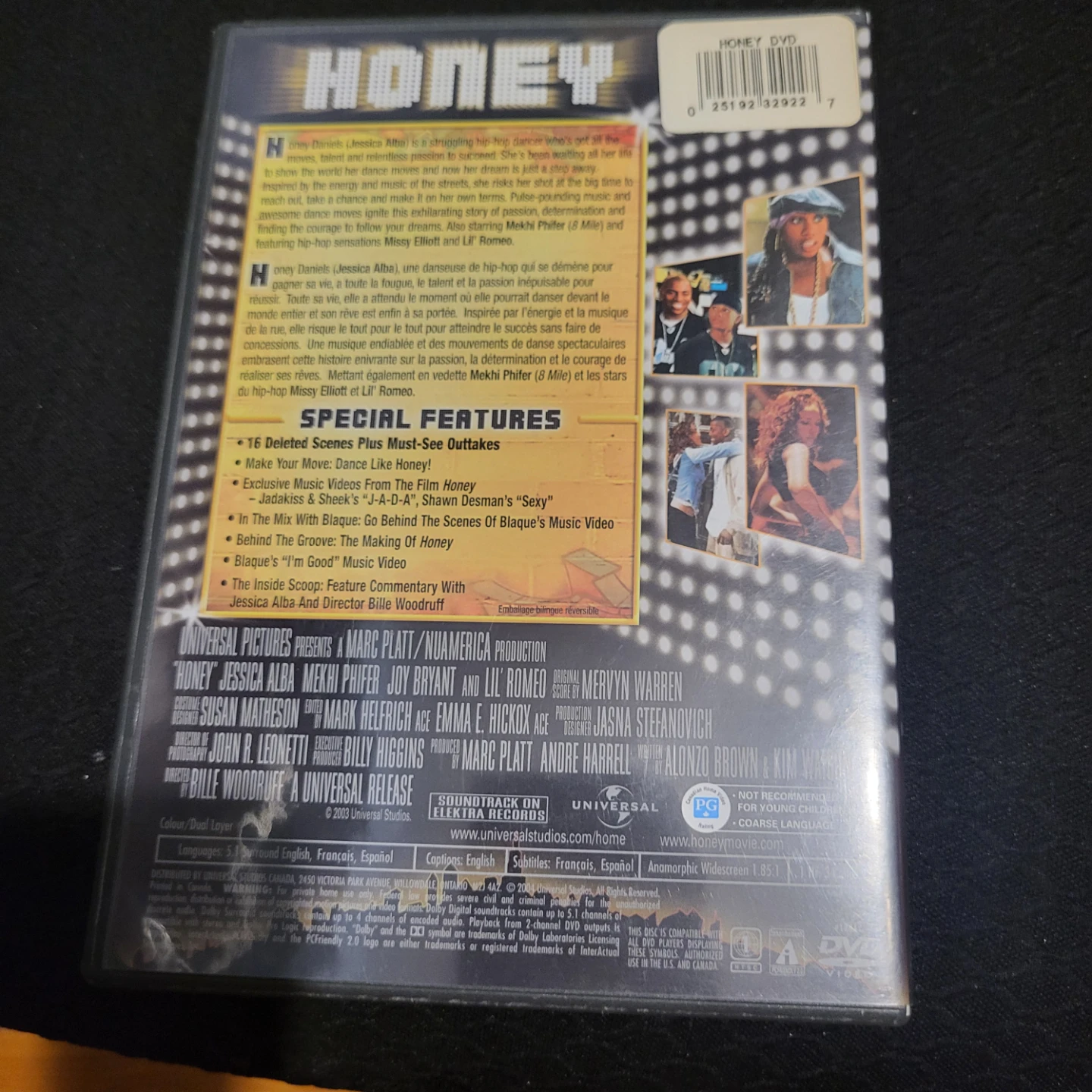 Honey DVD - photo 2