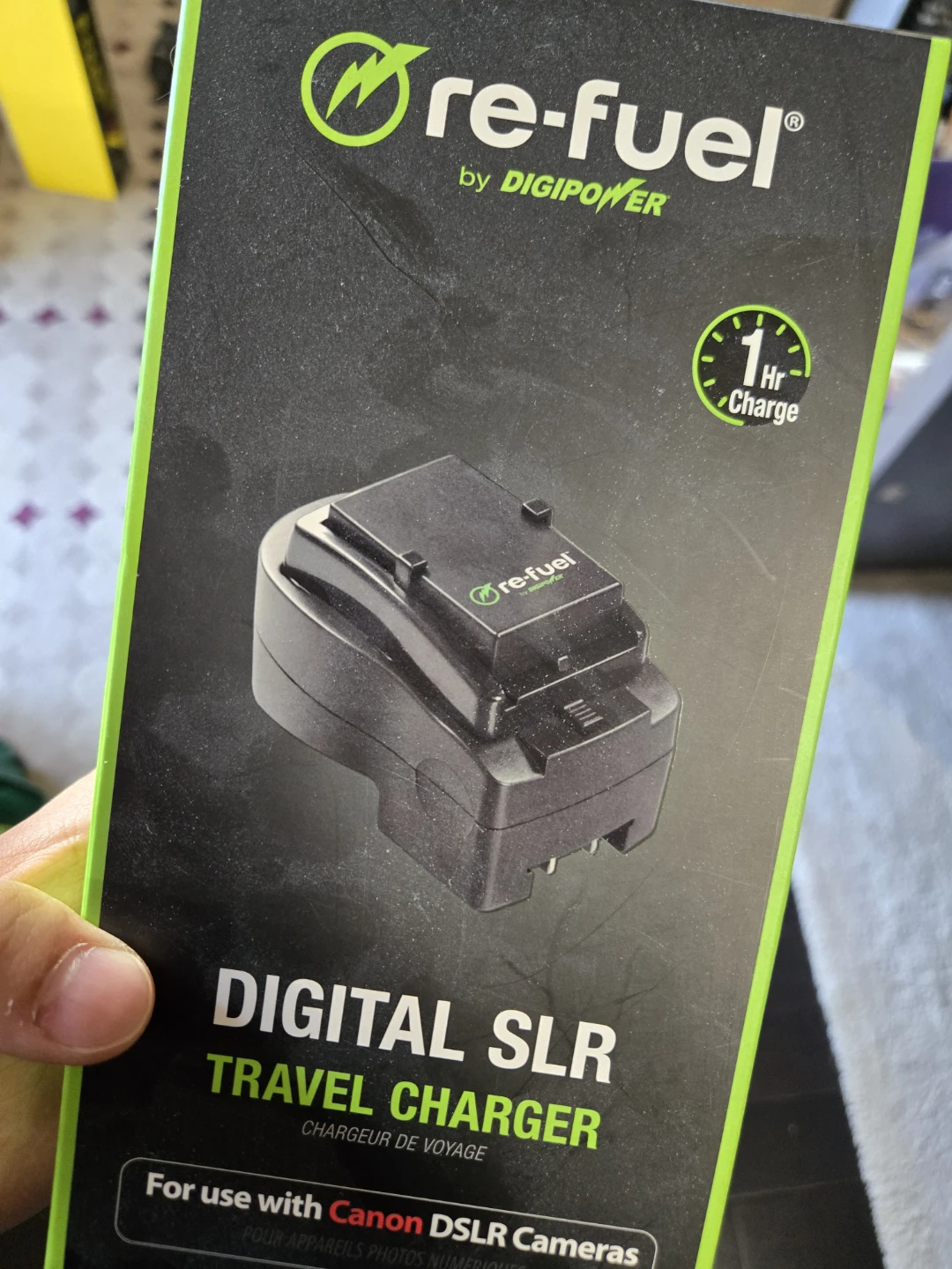 DIGIPOWER Re-Fuel Digital SLR Travel Charger for Canon
